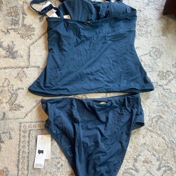 Jantzen Blue Chemise Swimwear Soft Stretch - Picture 4 of 4